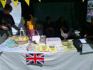 Our Fun filled stall and dedicated volunteers!
